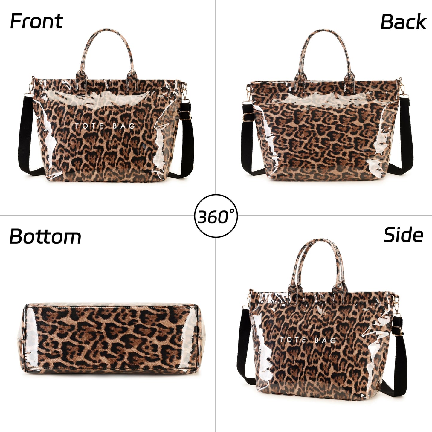 GISMTR Large PVC Tote Bag