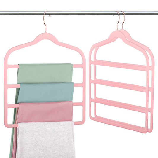 Velvet Pants Clothes Hanger Space Saving Non Slip Pants Shorts Hanger