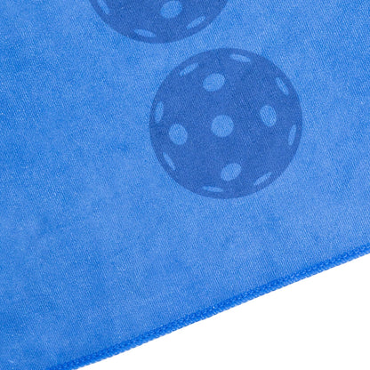 Pickleball Towel – Microfiber Sports Towel with Pickleball Pattern – Quick-Dry Sweat Towel for Pickleball Players, Accessories & Gifts (Teal Pickleball Paddles)