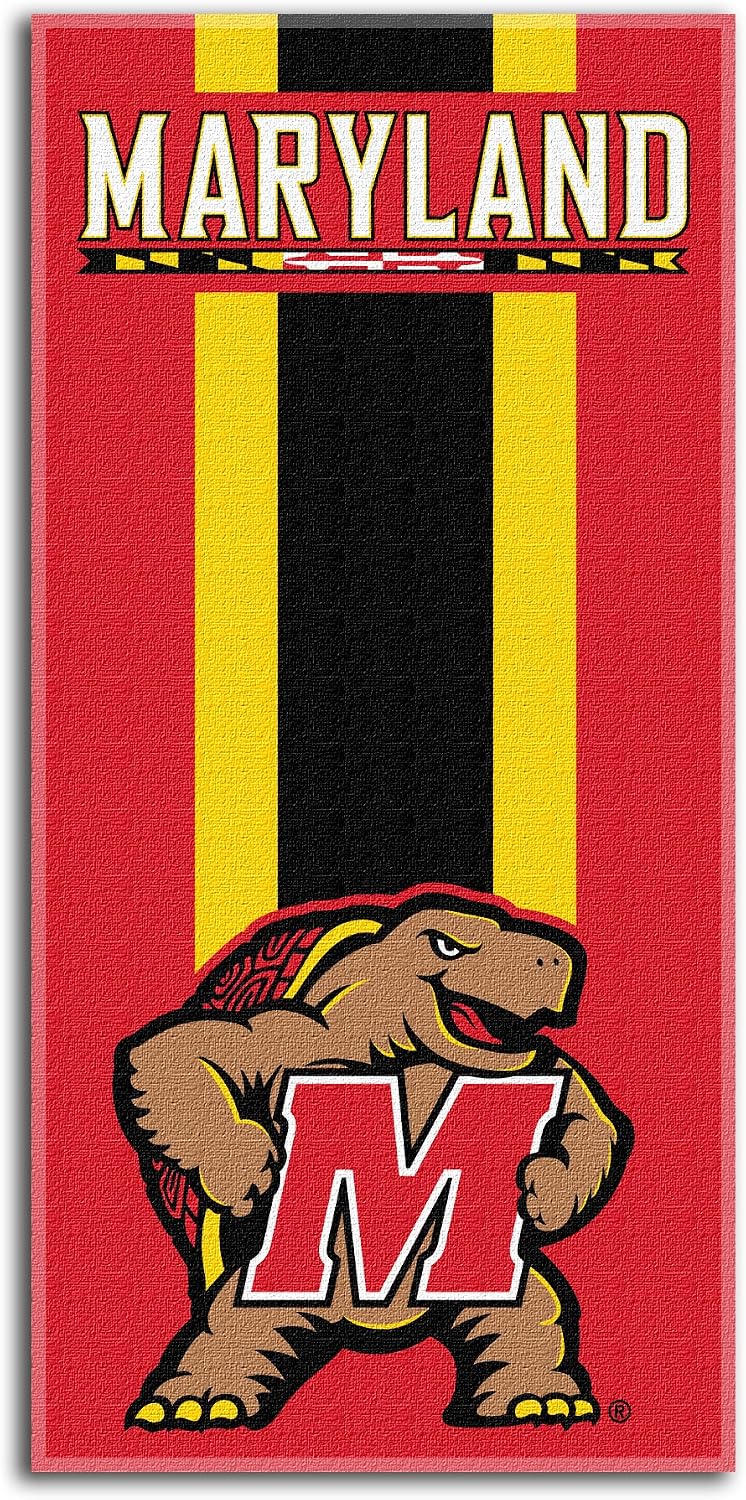 Northwest NCAA Alabama Crimson Tide Unisex-Adult Beach Towel, 30" x 60", Stripes