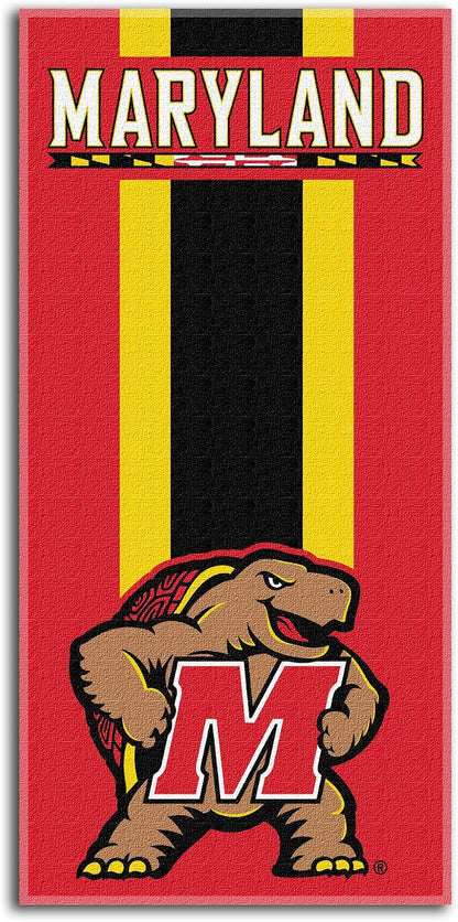 Northwest NCAA Alabama Crimson Tide Unisex-Adult Beach Towel, 30" x 60", Stripes