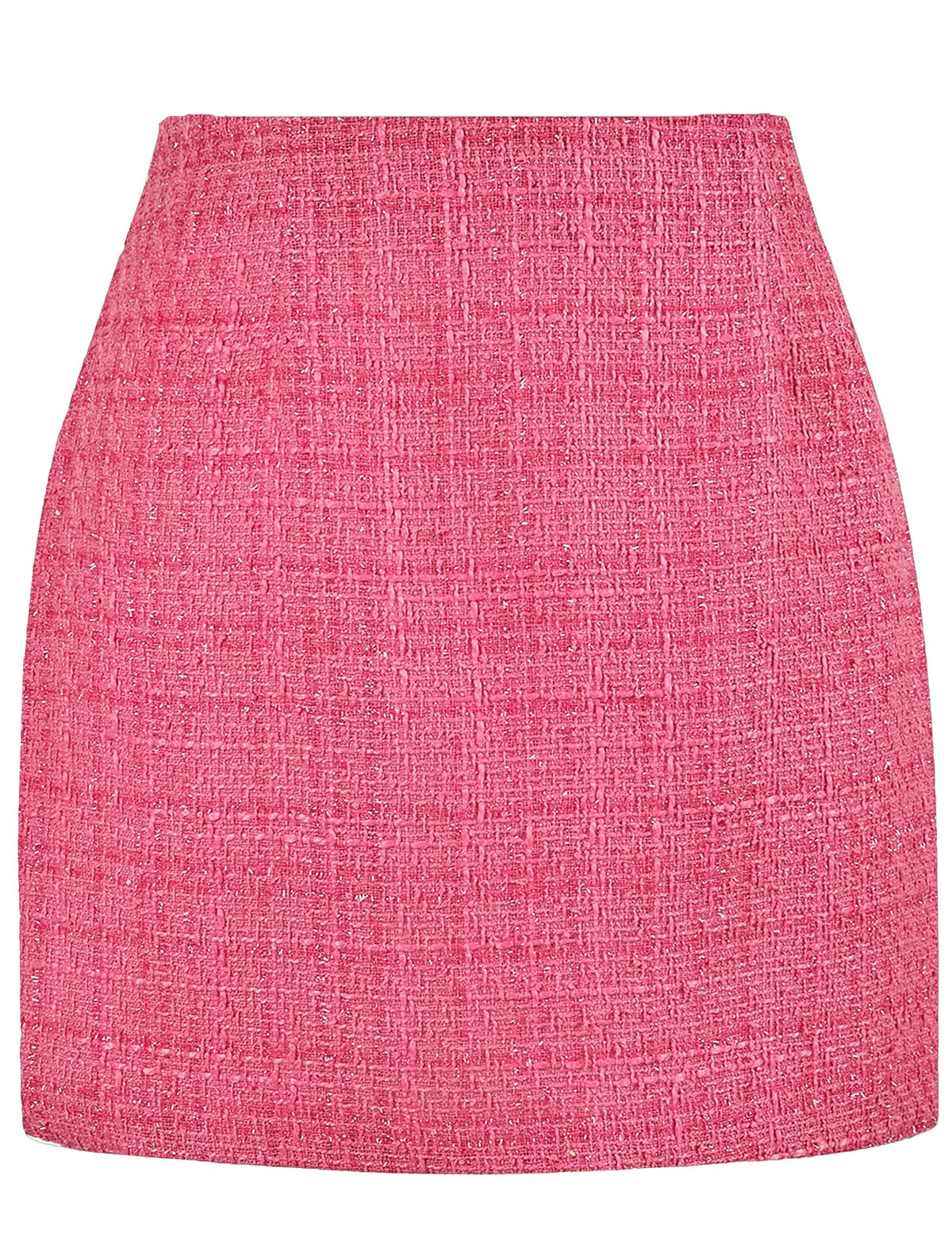 AURUZA Women's Plaid Pencil Mini Skirt