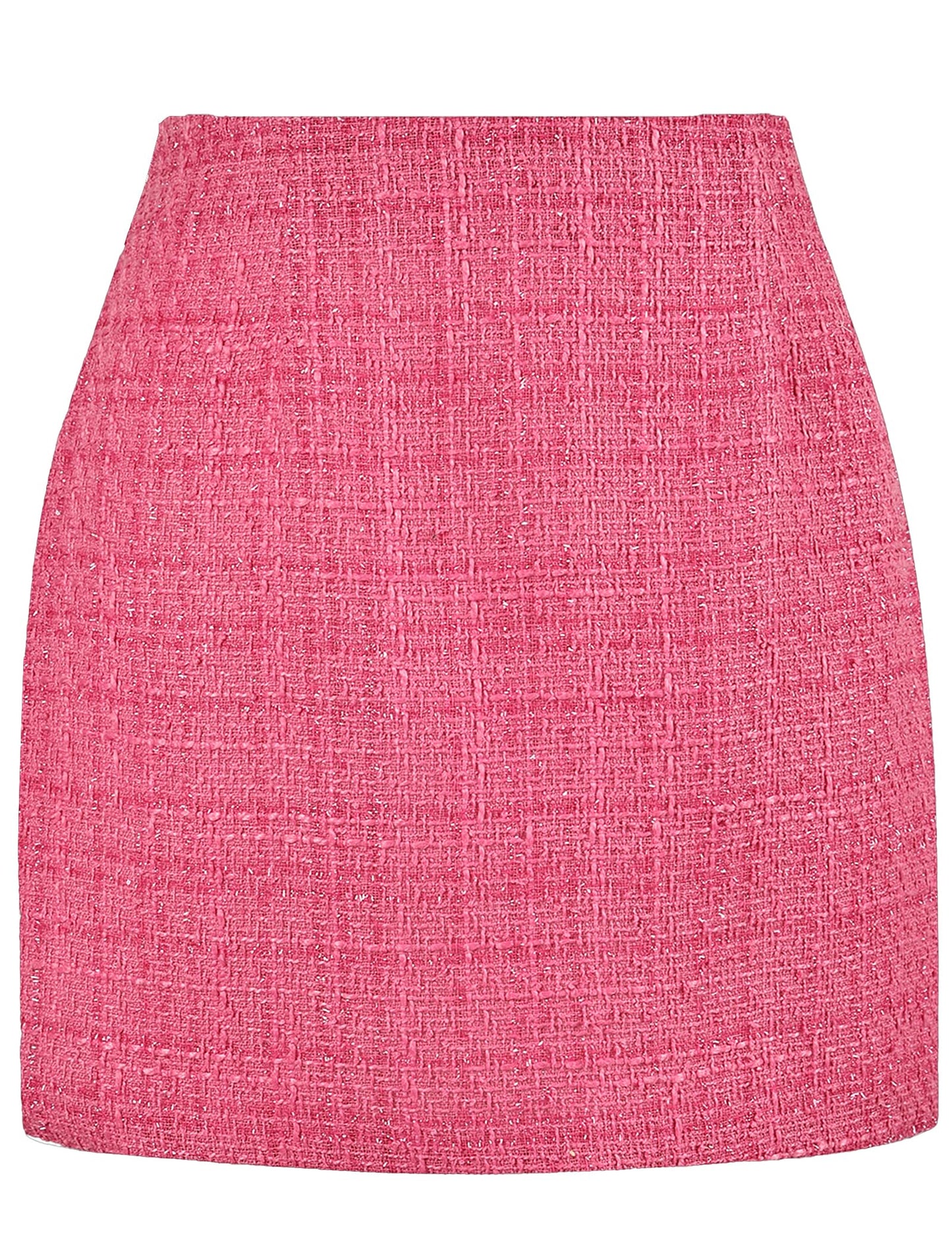 AURUZA Women's Plaid Pencil Mini Skirt