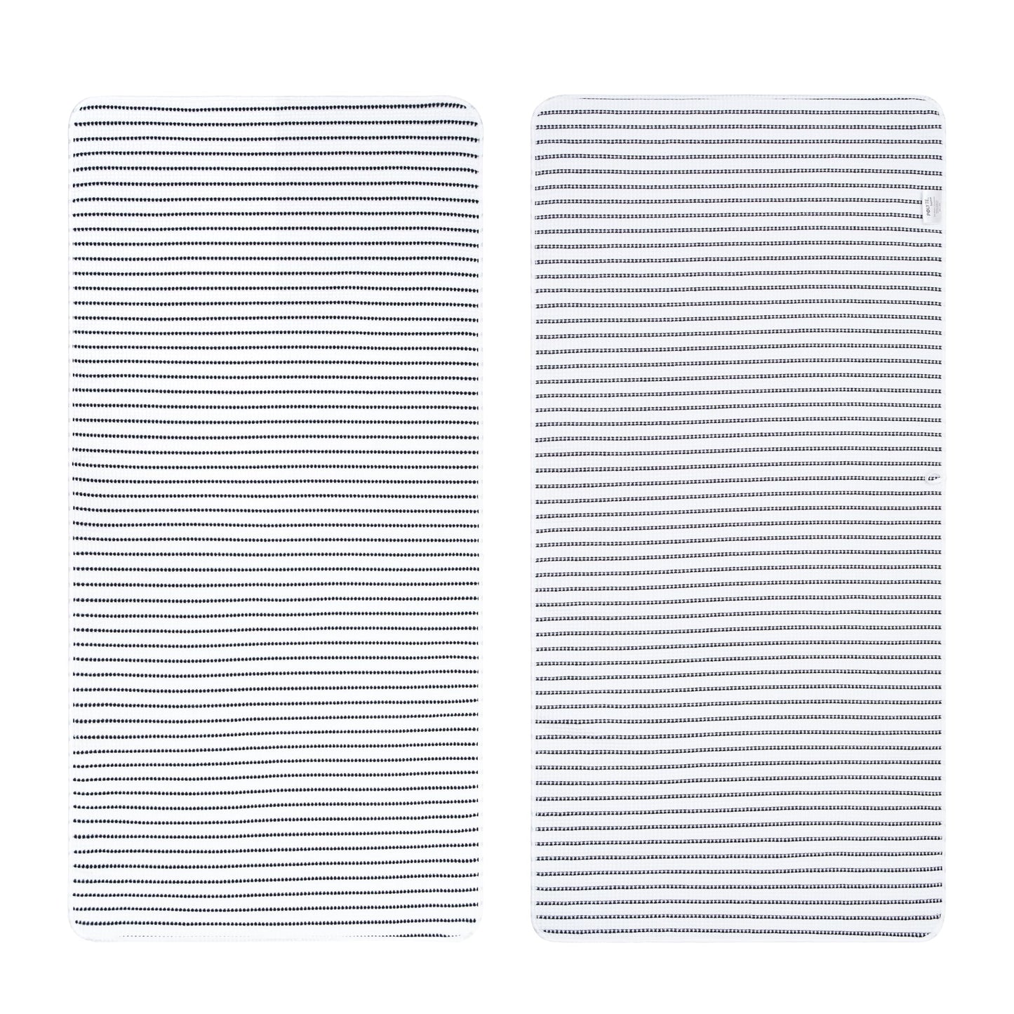 POLYTE 430 GSM Microfiber Oversize Quick Dry Lint Free Bath Towel, 60 x 30 in, 4 Pack (Waffle Weave)