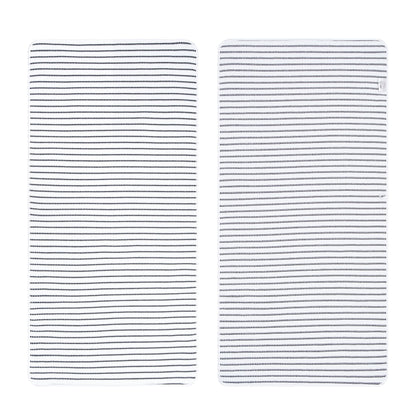 POLYTE 430 GSM Microfiber Oversize Quick Dry Lint Free Bath Towel, 60 x 30 in, 4 Pack (Waffle Weave)