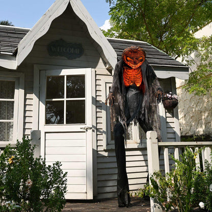 AW 9Ft Animatronics Flying Witch Hovering Broom Animated AC 100V-240V Halloween Outdoor Decoration Motion Activated 2026