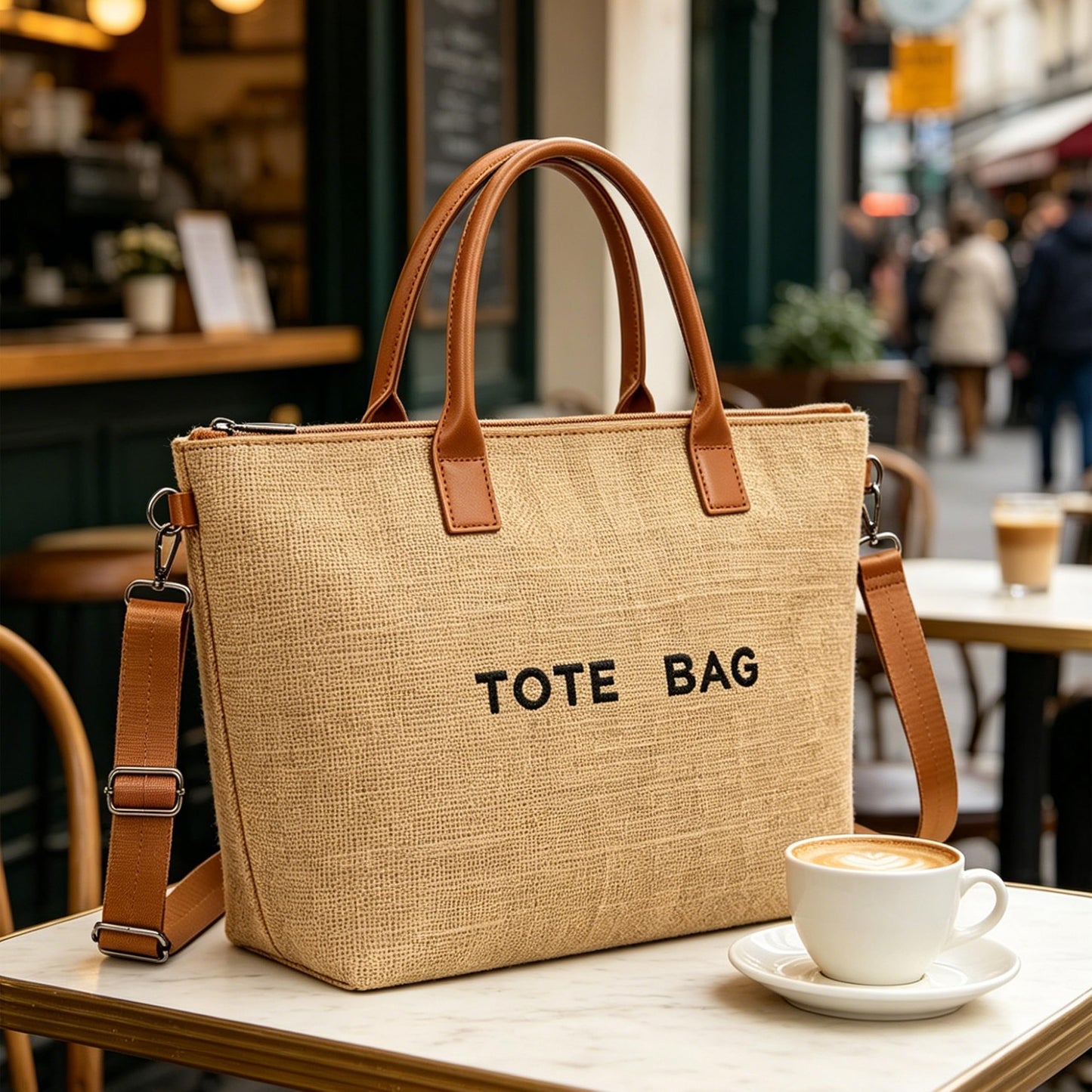 GISMTR Large PVC Tote Bag