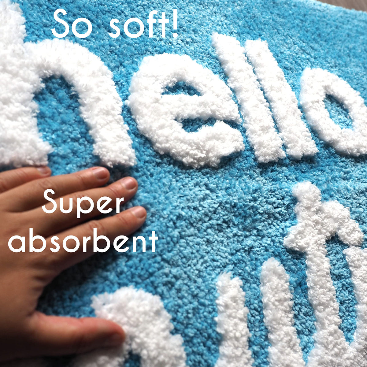 Evovee Hello Beautiful Bath Mat