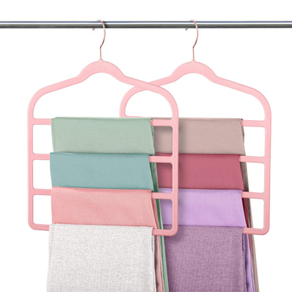Velvet Pants Clothes Hanger Space Saving Non Slip Pants Shorts Hanger