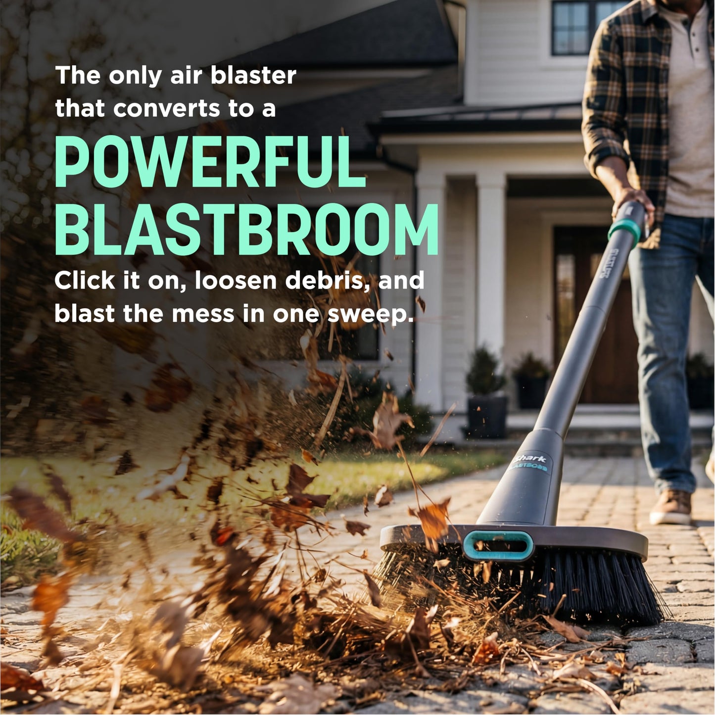 Shark BlastBoss, All-in-One Air Blasting System with BlastBroom, AB2111