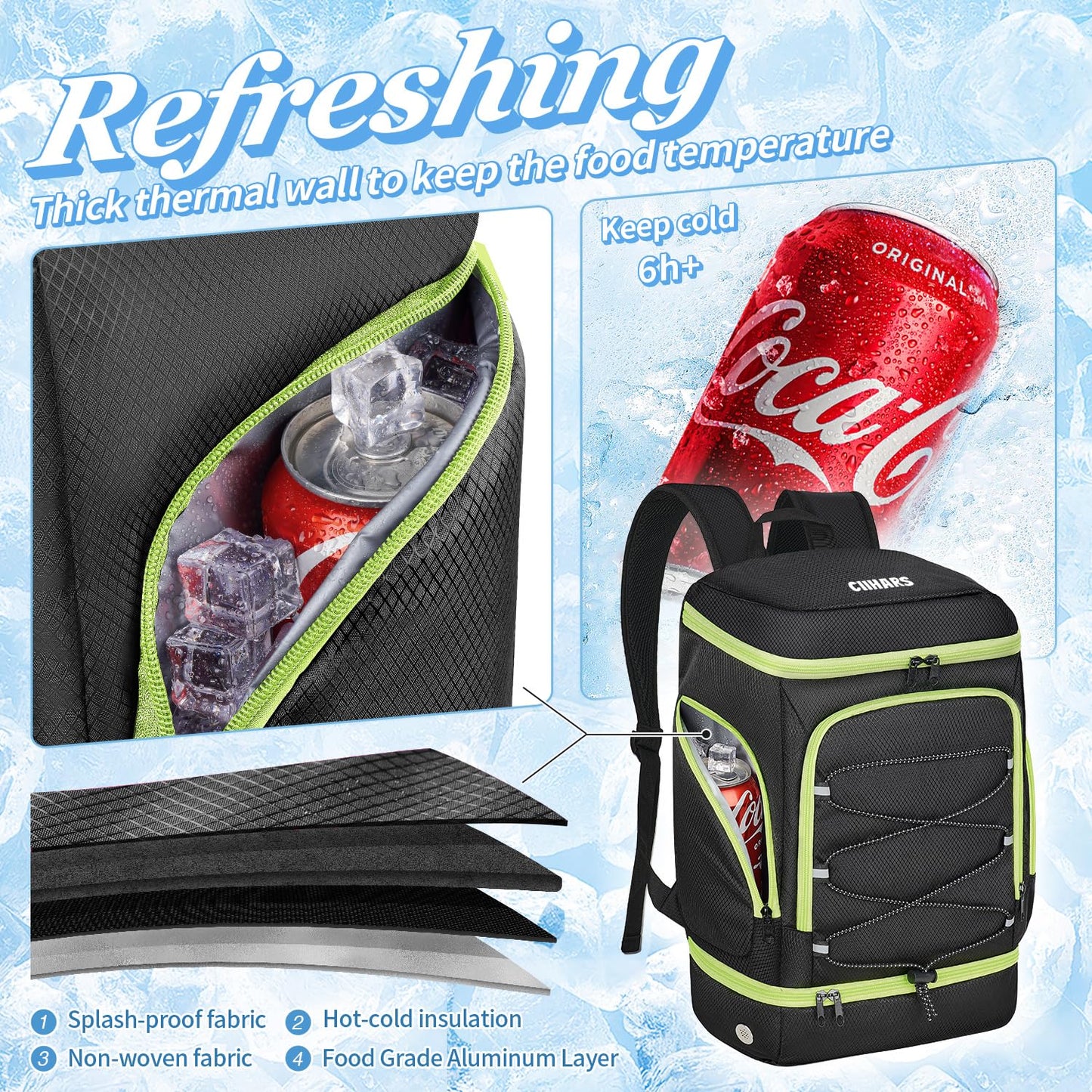Soccer Backpack,Soccer Bag with Ball Holder and Shoe Compartment
