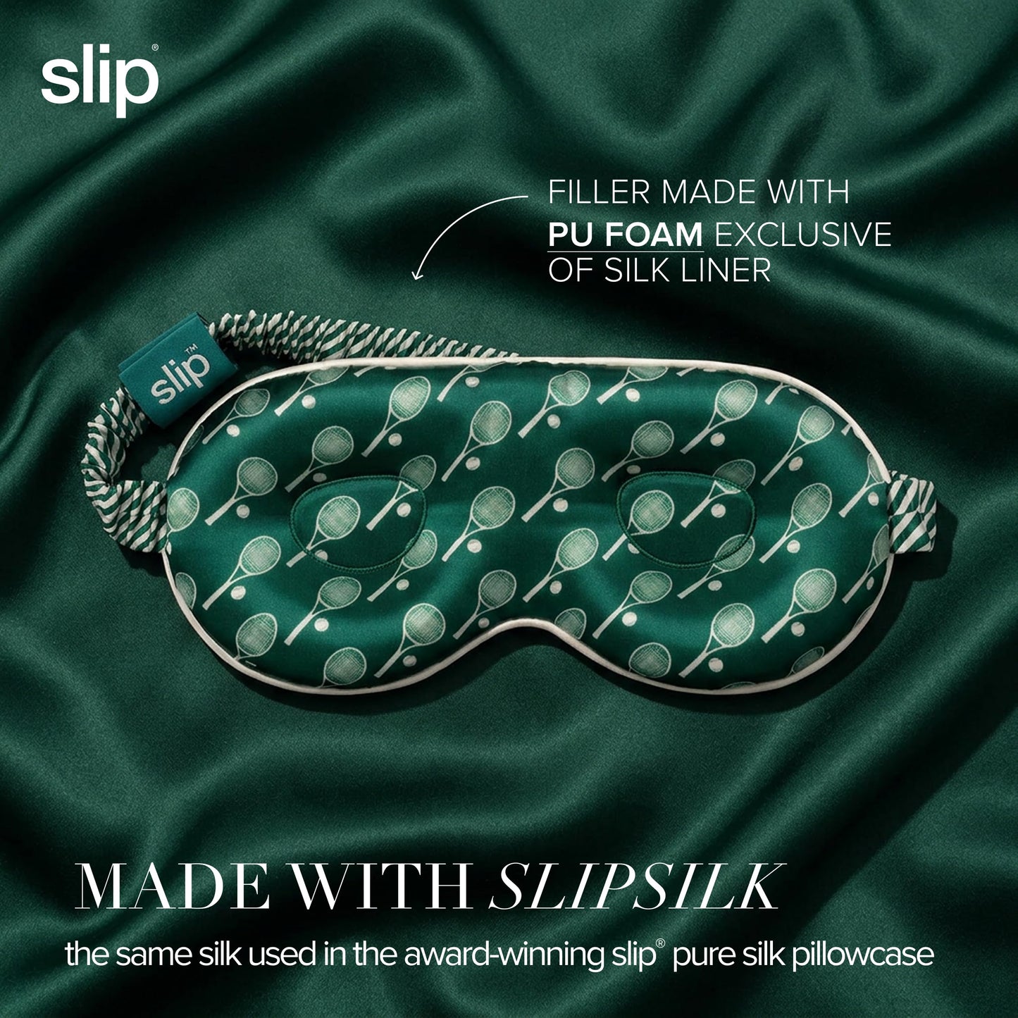 slip Pure Silk Contour Sleep Mask: Protect Your Delicate Lashes with Our Innovative, Lash-Friendly Design. Experience Uninterrupted Beauty Sleep with Slipsilk™ Comfort, 1 Contour Mask, Scarlet