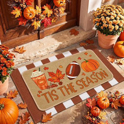 Tinideya 2 Pcs Halloween Door Mats Outdoor Layered Ghost Front Door Mat