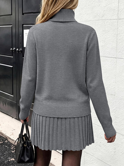 Caracilia Skirt Sets for Women Fall 2 piece Outfits