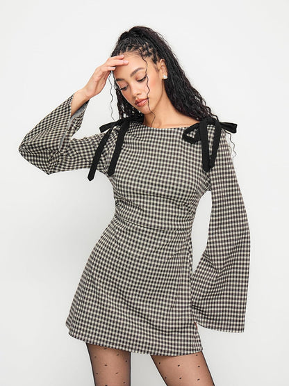 CIDER Gingham Dress for Women