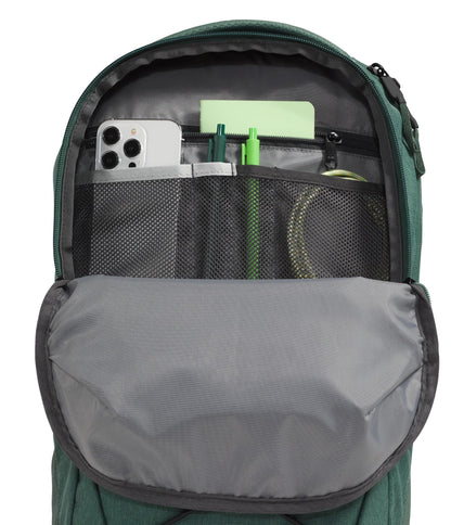 The North Face Jester Everyday Laptop Backpack - Commuter Daypack, Water Repellent, Laptop Sleeve, Lunar Blue/Fizz Lime, One Size