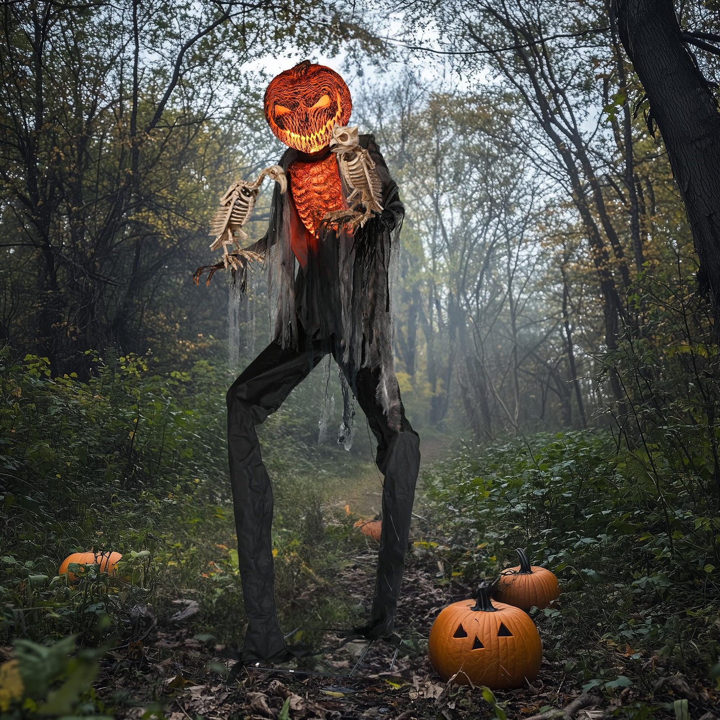 AW 9Ft Animatronics Flying Witch Hovering Broom Animated AC 100V-240V Halloween Outdoor Decoration Motion Activated 2026