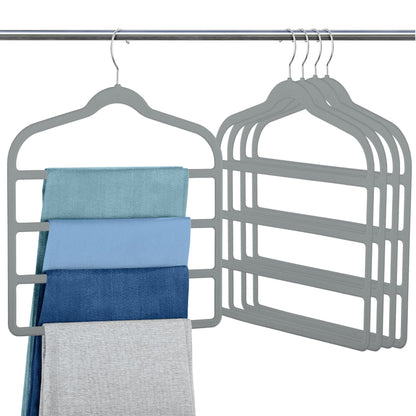 Velvet Pants Clothes Hanger Space Saving Non Slip Pants Shorts Hanger