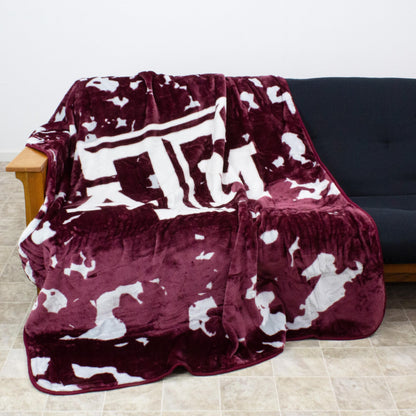 Everything Comfy Georgia Bulldogs Soft and Warm Huge Raschel Throw Blanket, 86" x 63"