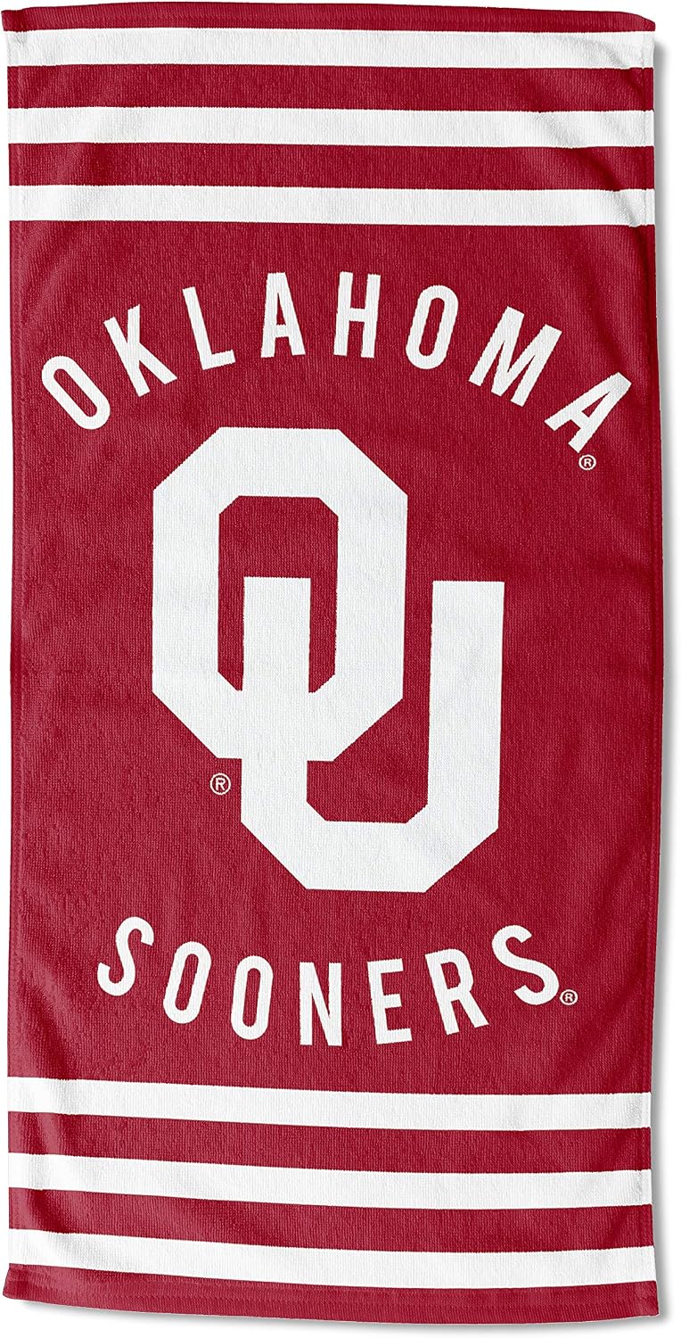 Northwest NCAA Alabama Crimson Tide Unisex-Adult Beach Towel, 30" x 60", Stripes