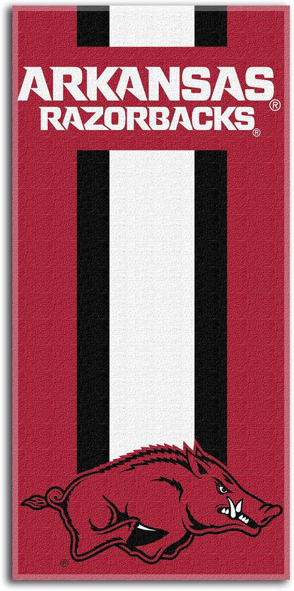 Northwest NCAA Alabama Crimson Tide Unisex-Adult Beach Towel, 30" x 60", Stripes