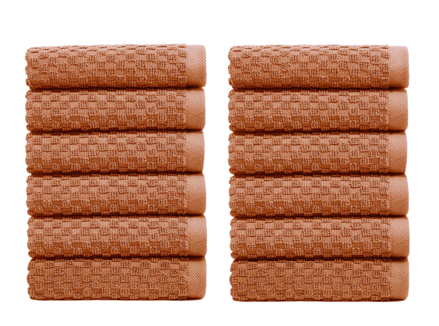 COTTON CRAFT- Euro Spa Set of 4 Luxury Waffle Weave Bath Towels, Oversized Pure Ringspun Cotton, 30 inch x 56 inch, White
