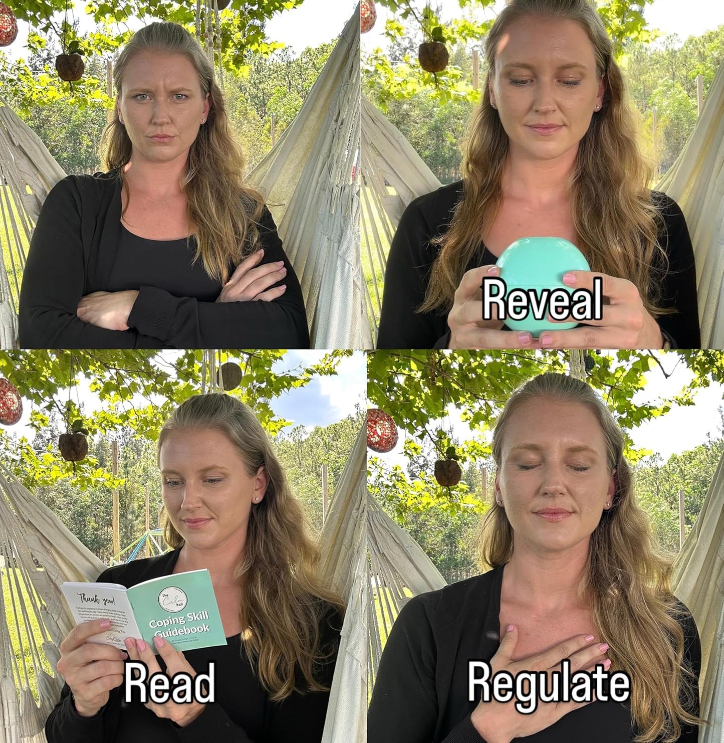 The Calm Ball – Therapist-Designed Coping Skills Magic 8 Ball with 20 Calming Strategies & Guidebook – Emotional Regulation Tool & Mental Health Gift for Teens, Adults, Therapists & Classrooms