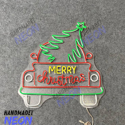 Custom Merry Christmas Tree Neon Sign Led Sign LED Lights (Merry Christmas)