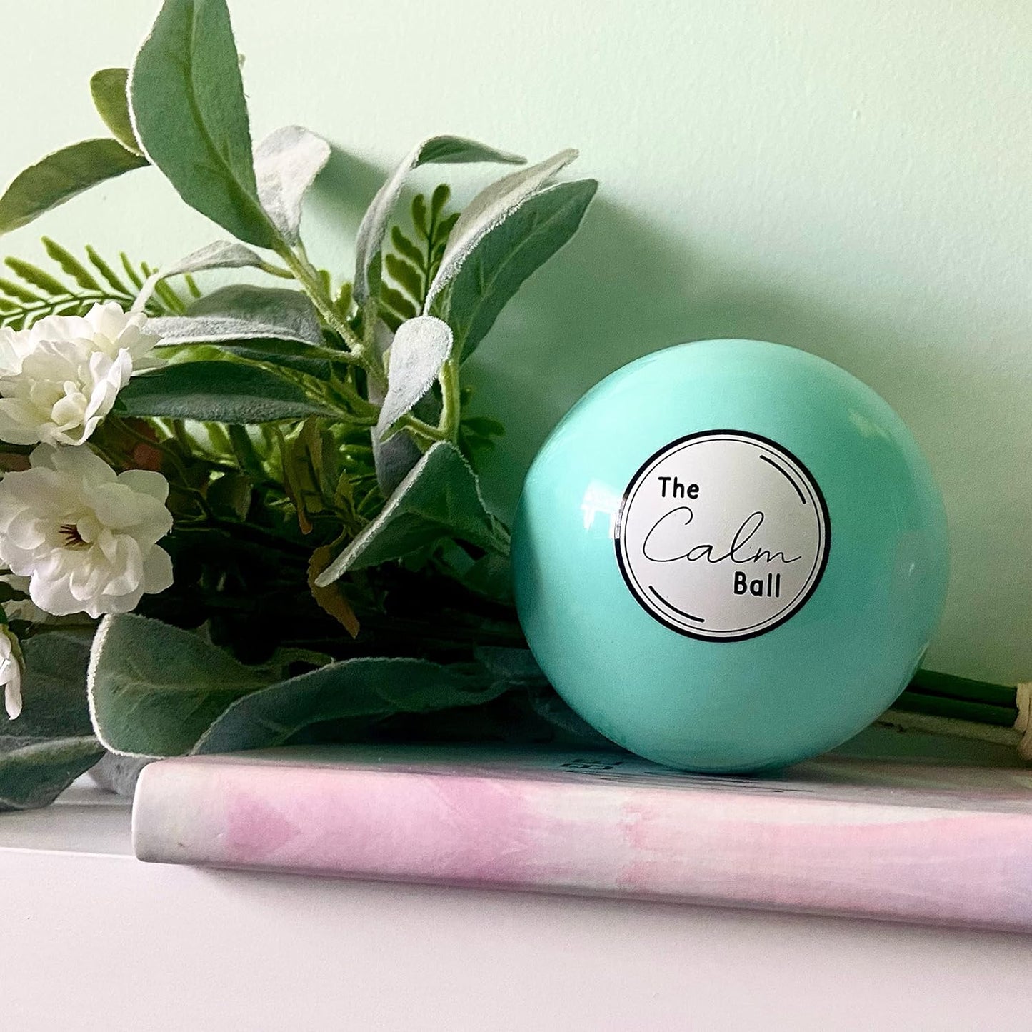 The Calm Ball – Therapist-Designed Coping Skills Magic 8 Ball with 20 Calming Strategies & Guidebook – Emotional Regulation Tool & Mental Health Gift for Teens, Adults, Therapists & Classrooms