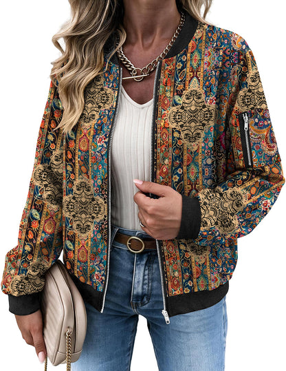 Zeagoo Women Bomber Jacket