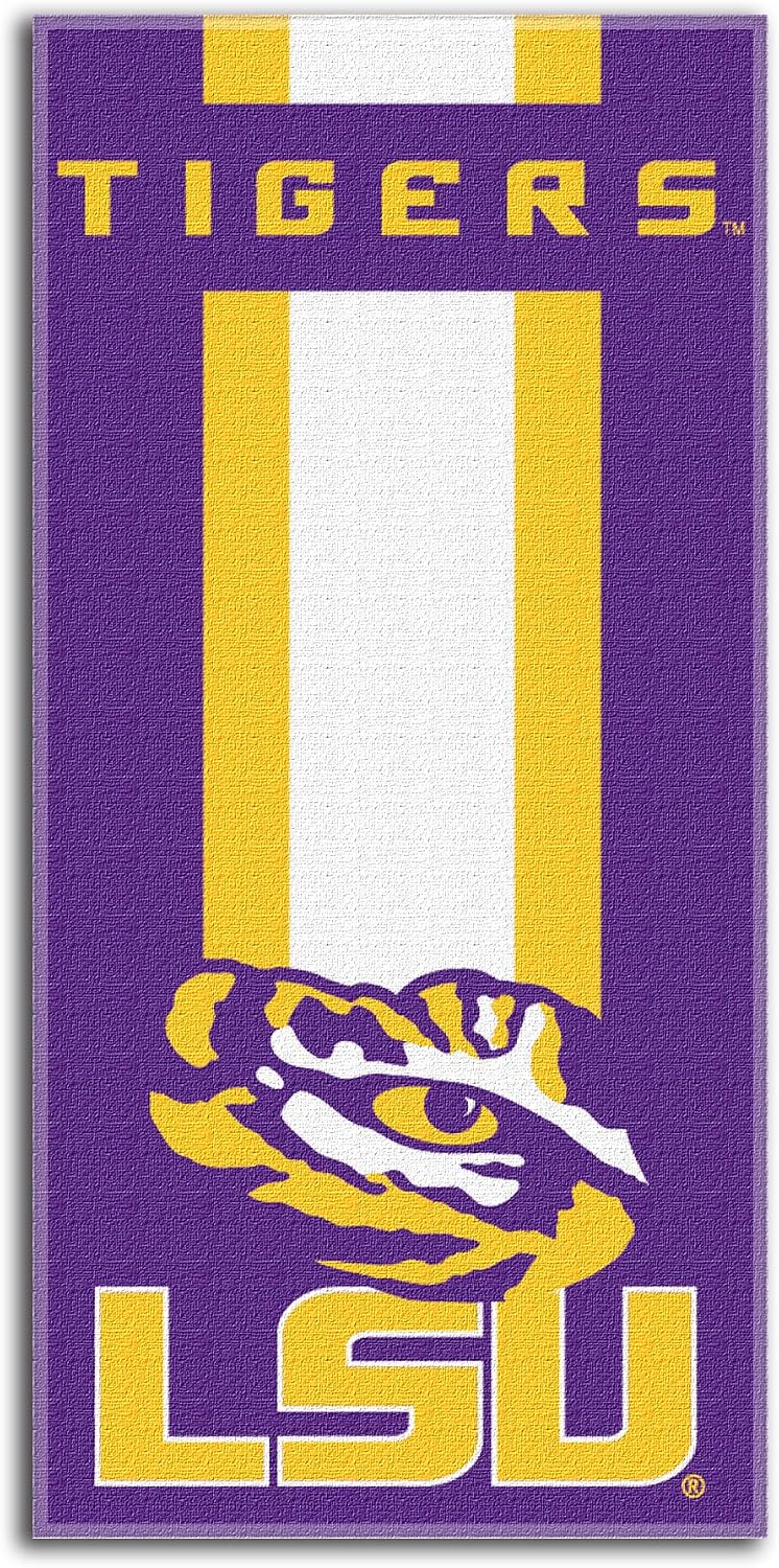 Northwest NCAA Alabama Crimson Tide Unisex-Adult Beach Towel, 30" x 60", Stripes
