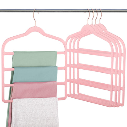 Velvet Pants Clothes Hanger Space Saving Non Slip Pants Shorts Hanger