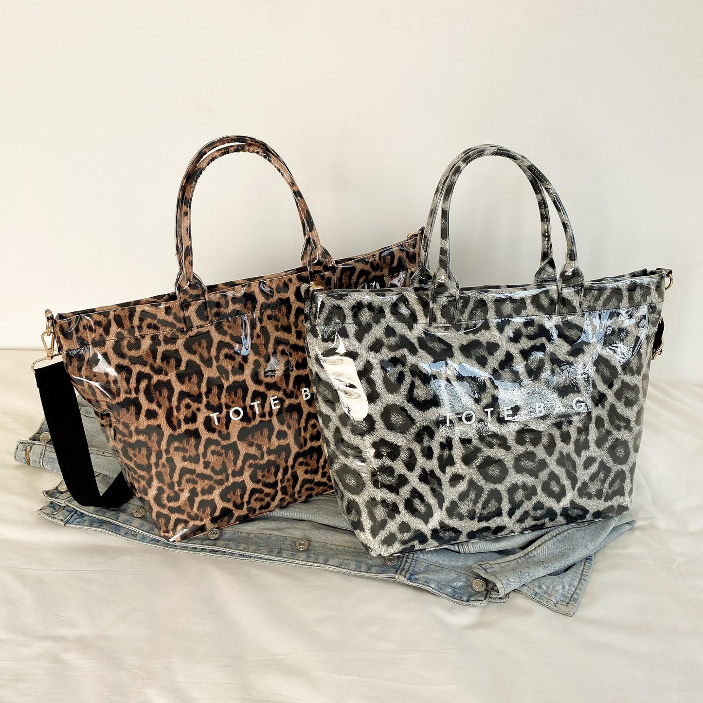 GISMTR Large PVC Tote Bag