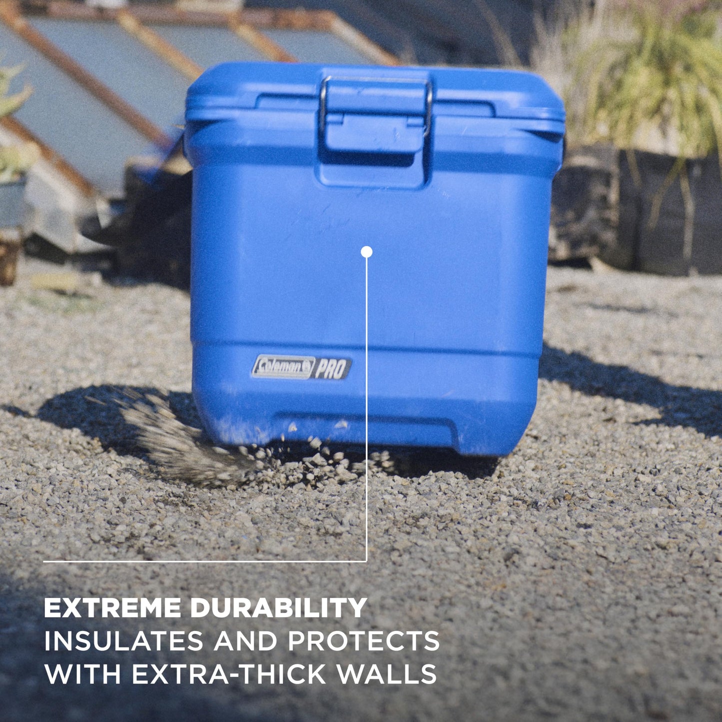 Coleman Pro Heavy-Duty 45qt Ultra-Light Premium Hard Cooler, Extra-Thick Insulation Keeps Ice up to 4 Days, 74-Can Capacity
