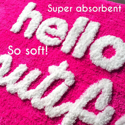Evovee Hello Beautiful Bath Mat