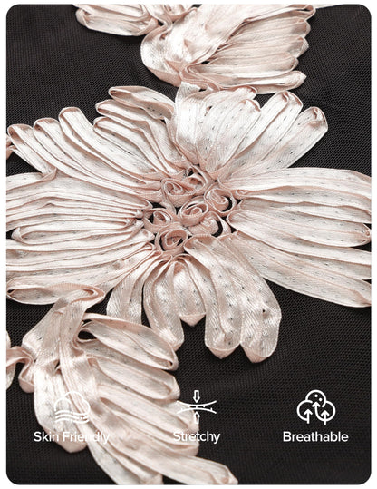 ZESICA Women's 2026 Fall Floral Wedding Guest Cocktail Mini Dress