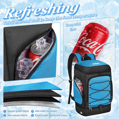 Soccer Backpack,Soccer Bag with Ball Holder and Shoe Compartment