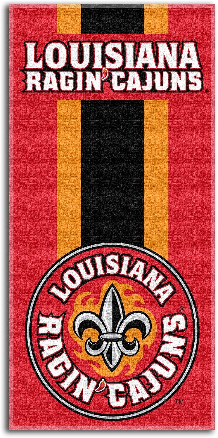 Northwest NCAA Alabama Crimson Tide Unisex-Adult Beach Towel, 30" x 60", Stripes