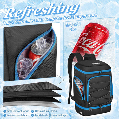 Soccer Backpack,Soccer Bag with Ball Holder and Shoe Compartment