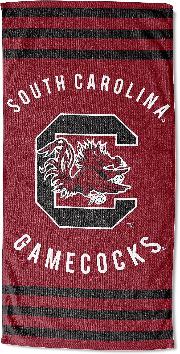 Northwest NCAA Alabama Crimson Tide Unisex-Adult Beach Towel, 30" x 60", Stripes