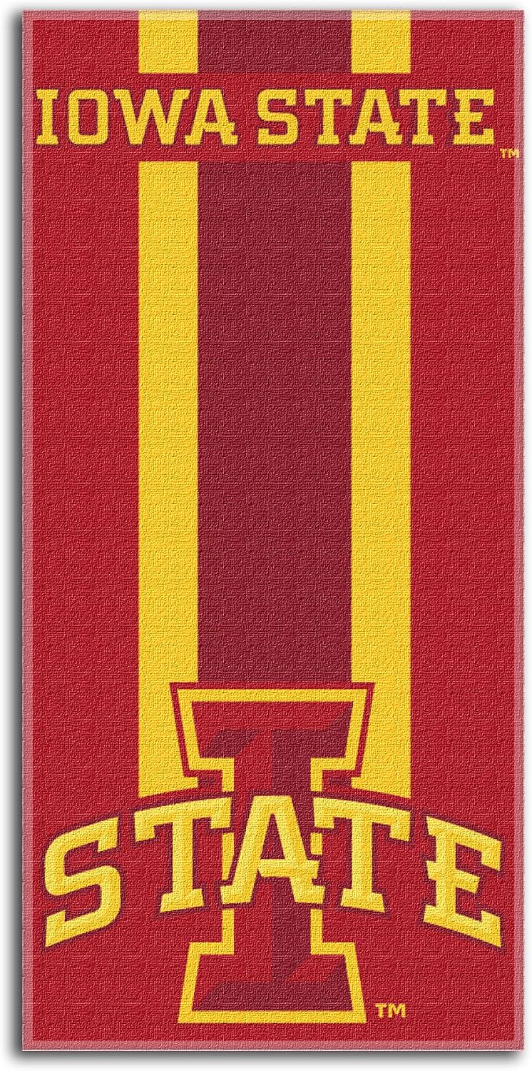 Northwest NCAA Alabama Crimson Tide Unisex-Adult Beach Towel, 30" x 60", Stripes