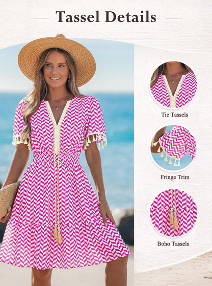 popvil Women Summer Short Dress