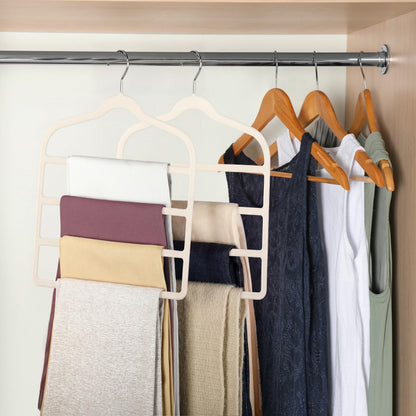Velvet Pants Clothes Hanger Space Saving Non Slip Pants Shorts Hanger