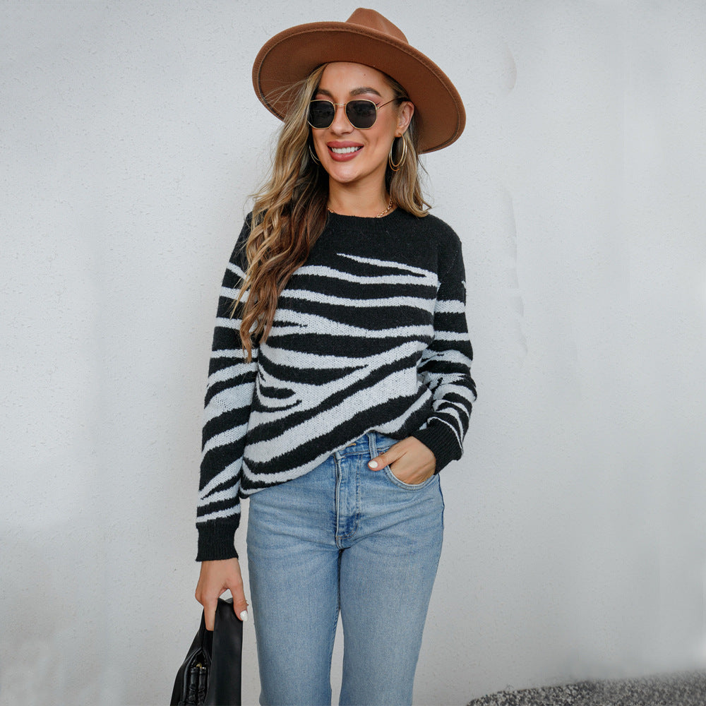 Single-breasted Classy Commuter Sweater