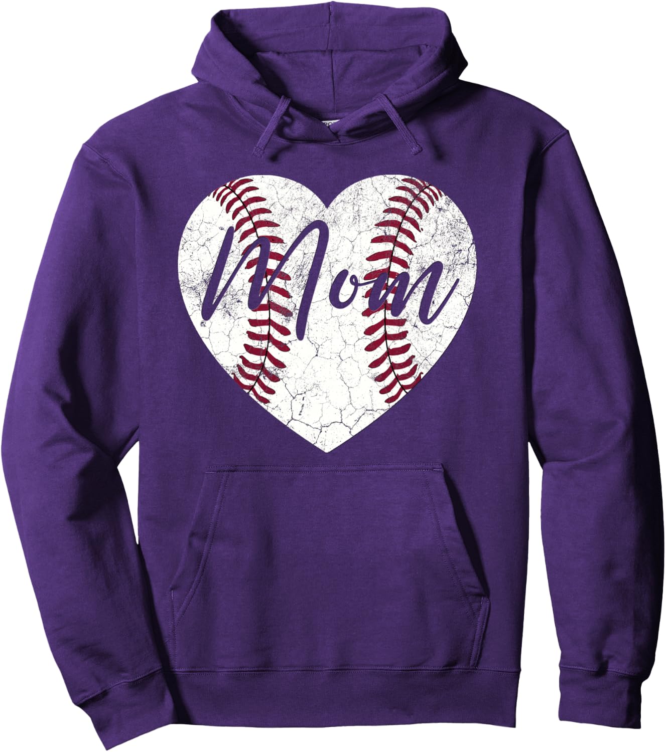 Baseball Mommy Mom Mama Women Wife Pullover Hoodie