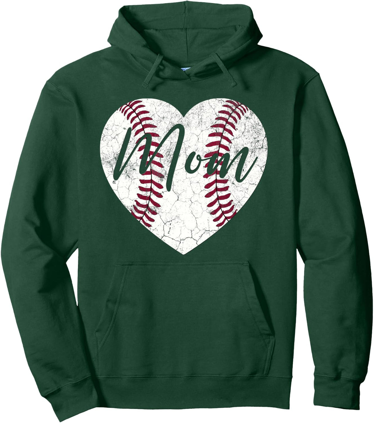 Baseball Mommy Mom Mama Women Wife Pullover Hoodie