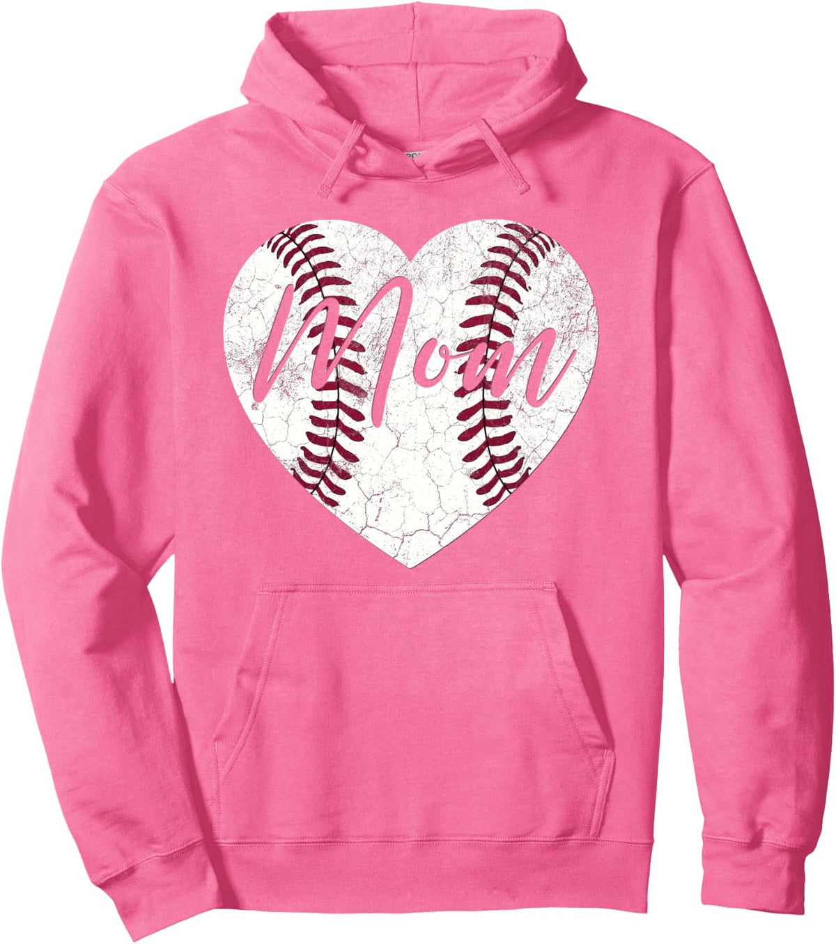 Baseball Mommy Mom Mama Women Wife Pullover Hoodie