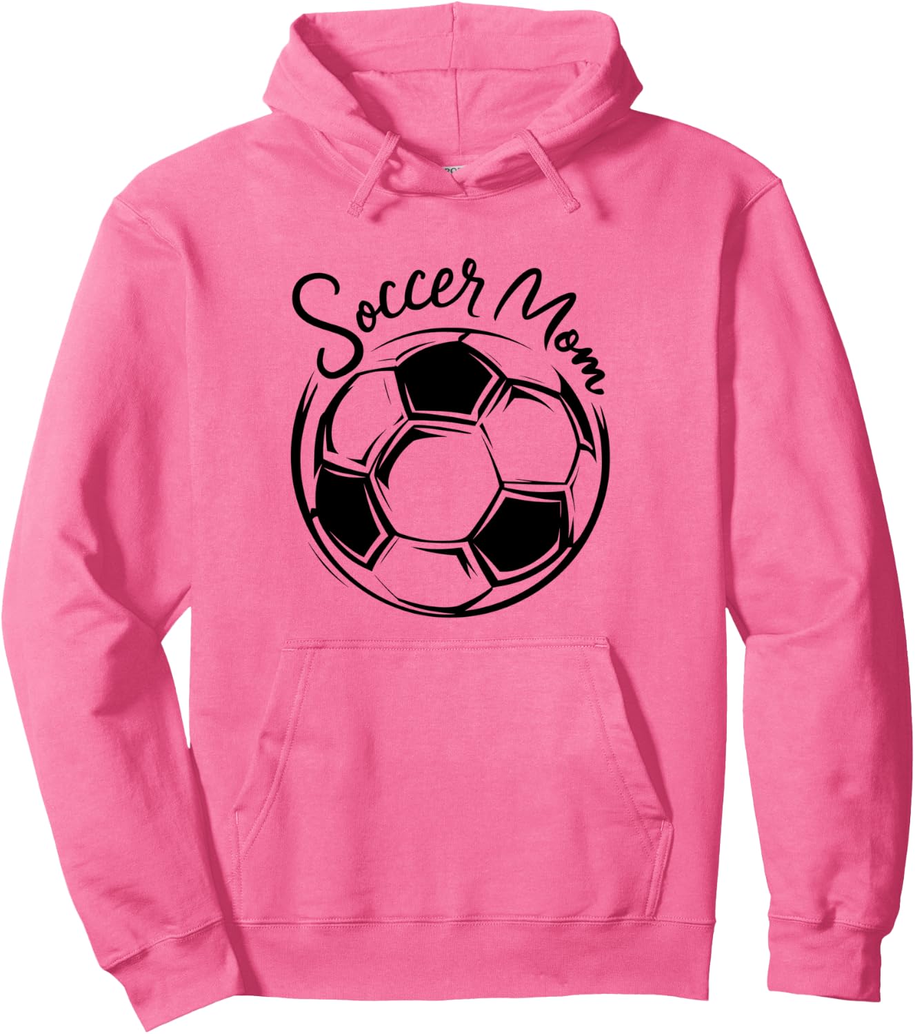 Soccer Mom Proud Football Mothers Game Day Sporty Moms Pullover Hoodie