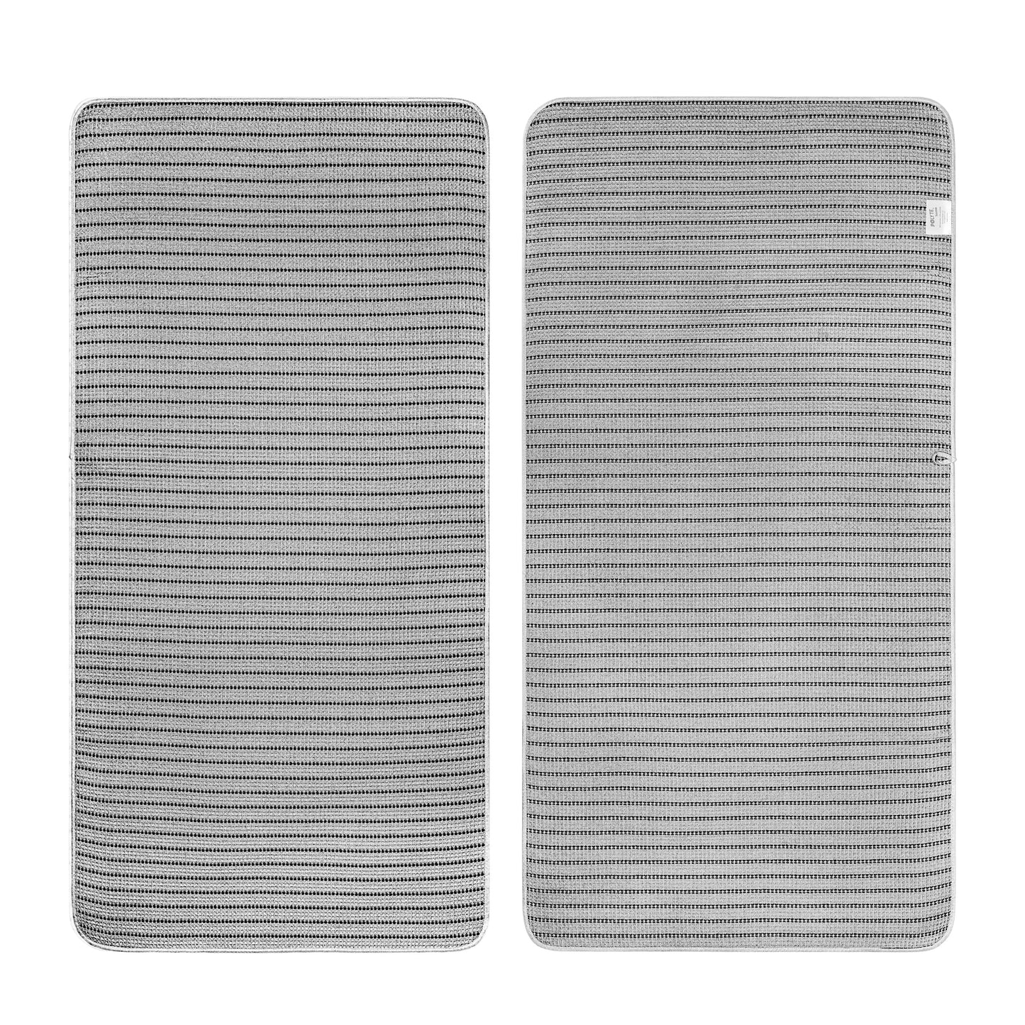 POLYTE 430 GSM Microfiber Oversize Quick Dry Lint Free Bath Towel, 60 x 30 in, 4 Pack (Waffle Weave)