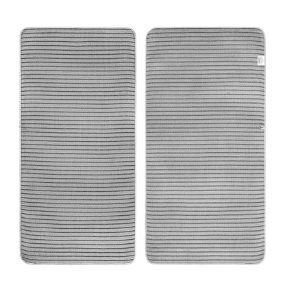 POLYTE 430 GSM Microfiber Oversize Quick Dry Lint Free Bath Towel, 60 x 30 in, 4 Pack (Waffle Weave)